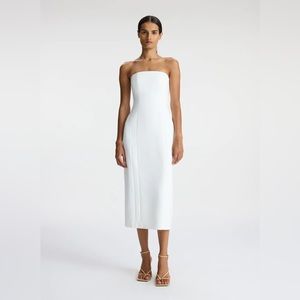 A.L.C Elizabeth Strapless Midi Dress. Never been worn. New with tags.